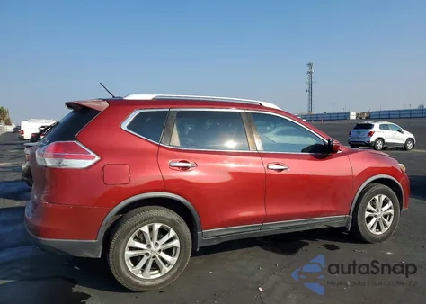 2016 Nissan Rogue S из США, поврежденный, VIN KNMAT2MT7GP654846